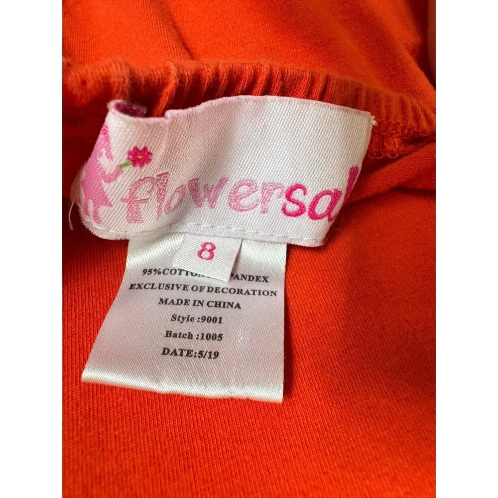 Flowersak orange halter